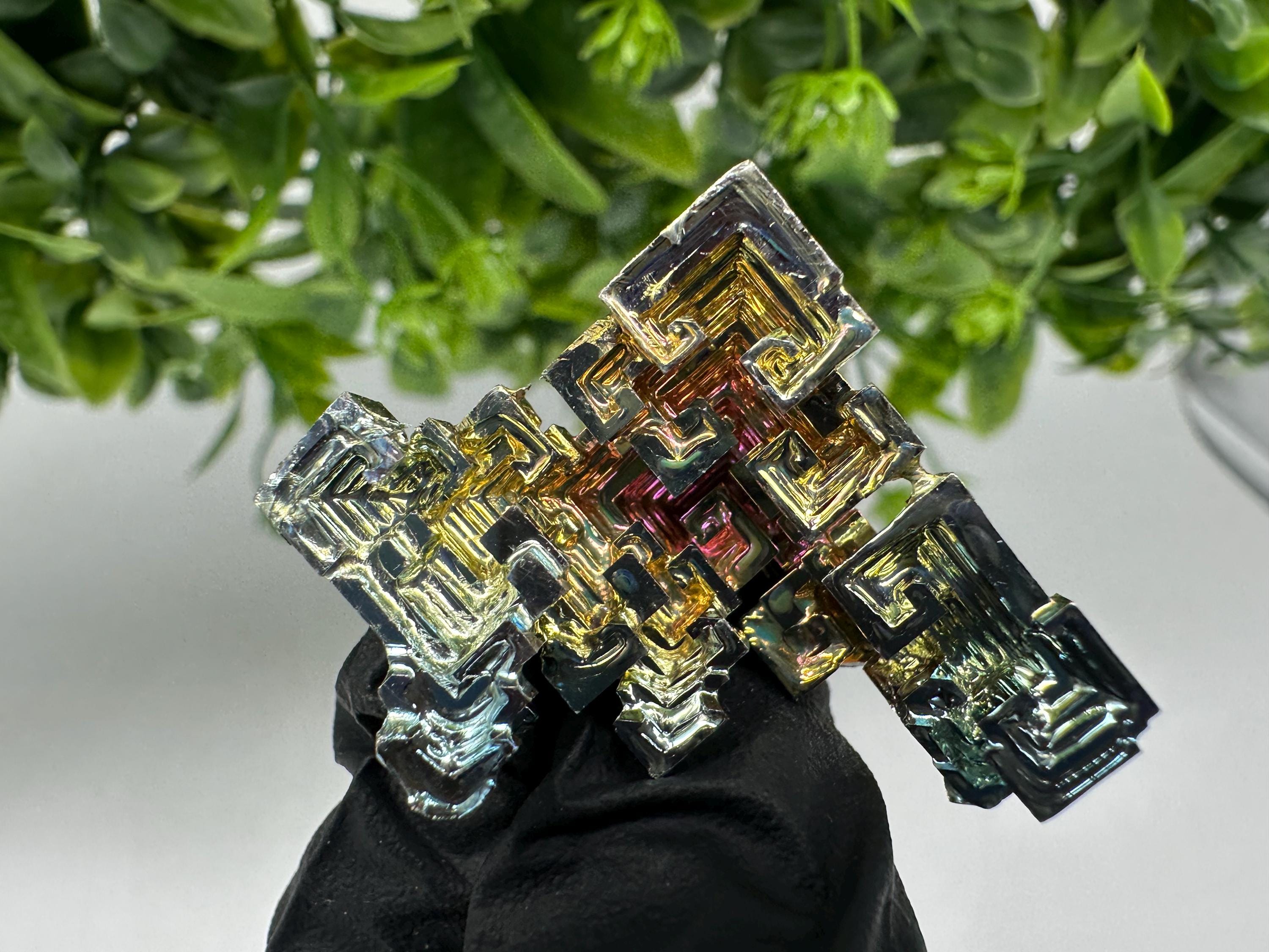 Rainbow Bismuth Crystal: Rare Gemstone Specimen,wholesale Bismuth
