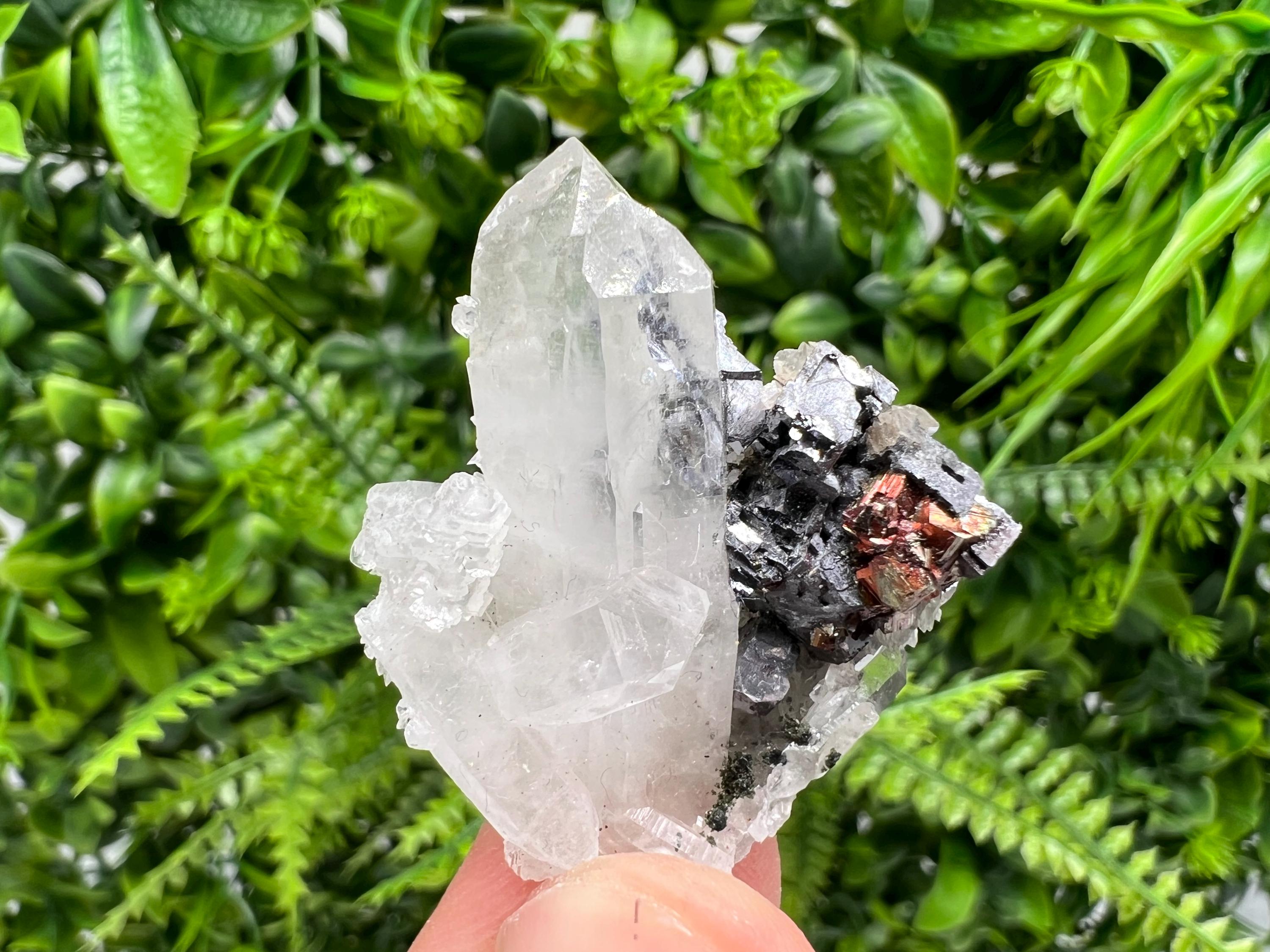 Stunning Quartz whit Galena,Pyrite,from Borieva mine,Bulgaria,natural,collectible mineral specimen,home decor stone,collection minerals,gift