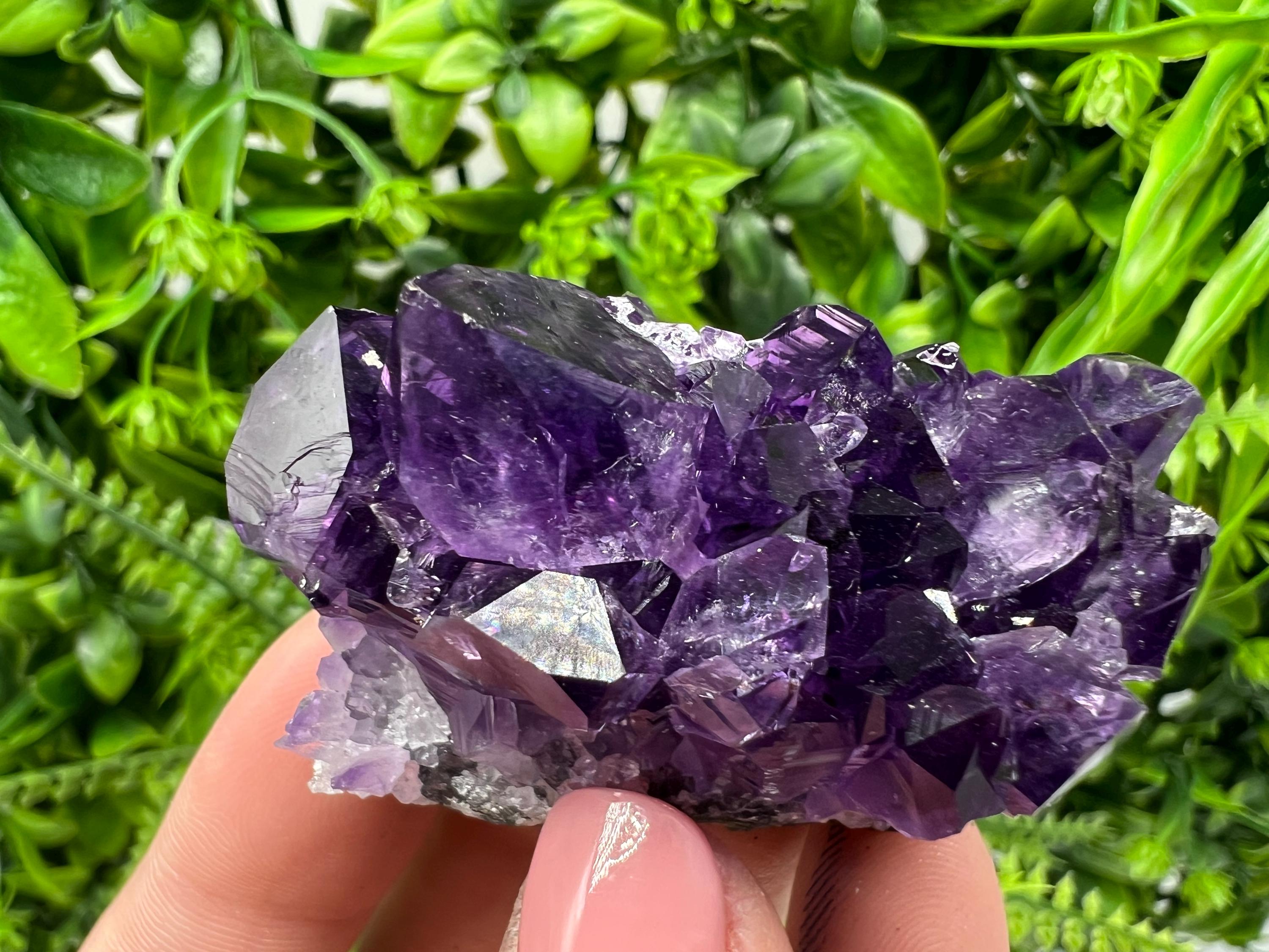 Uruguay Amethyst Crystal: Purple Quartz Home Decor, Energy Stone