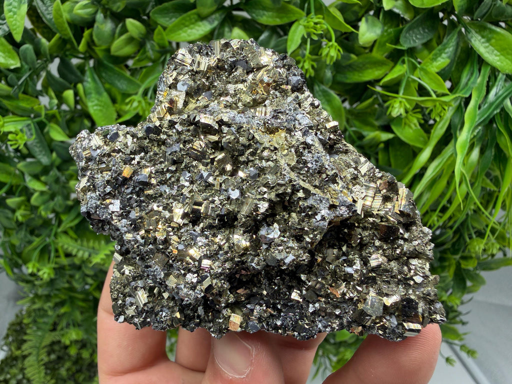 Pyrite Sphalerite Quartz  Mineral Specimen, Krushev dol Mine