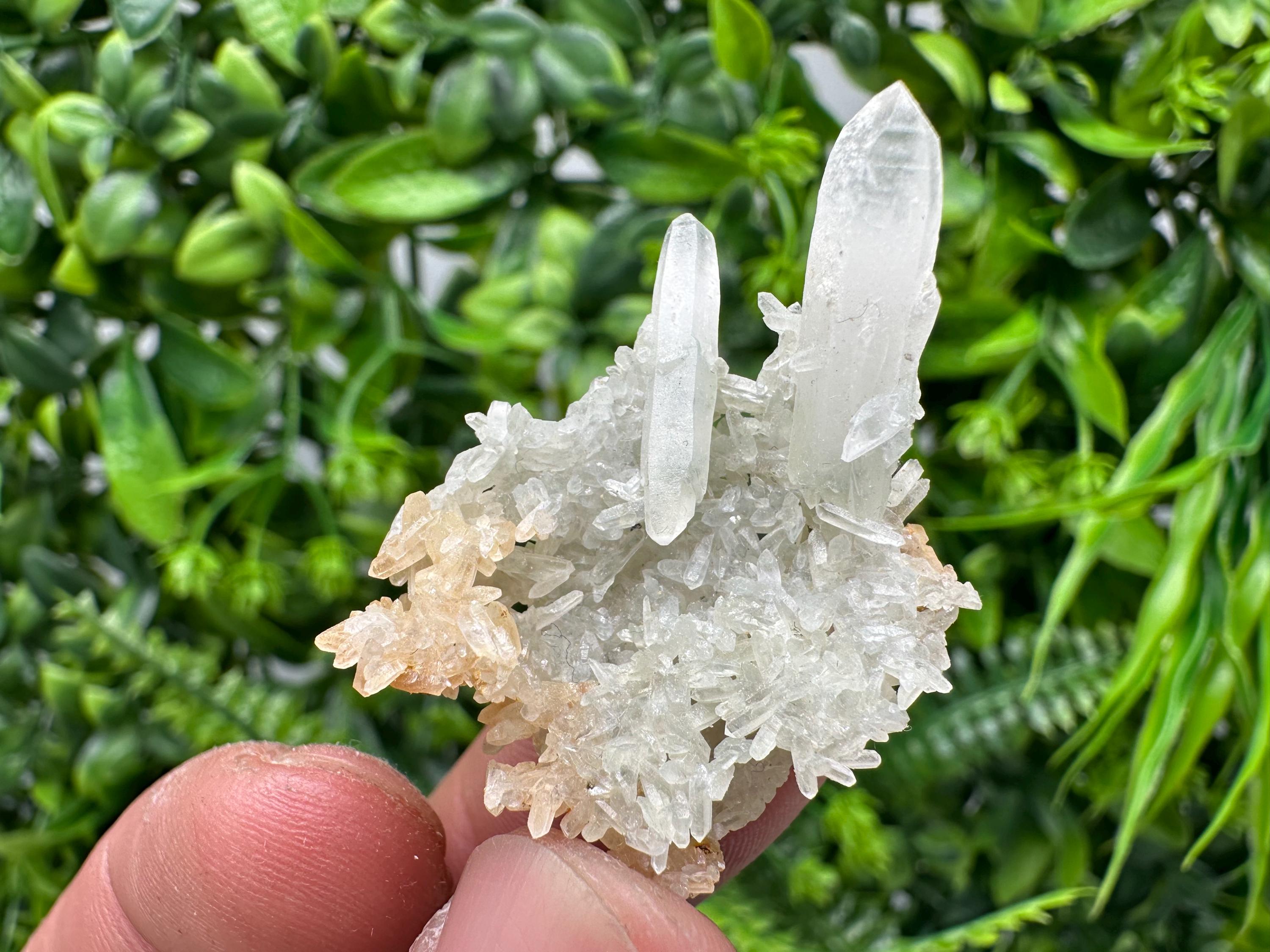 Quartz with Limonite, Natural Mineral Specimen