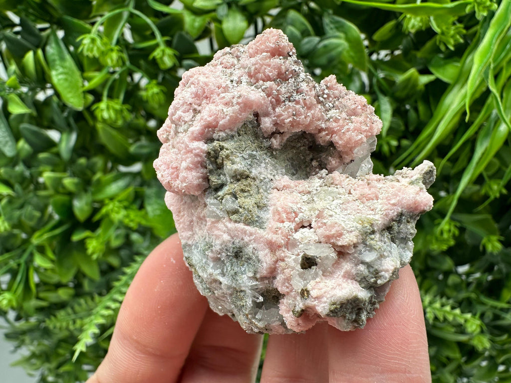 Pink Rhodochrosite Crystal: Starnica Mine, Bulgaria, Home Decor
