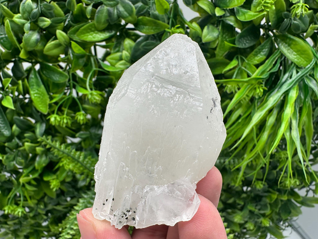 Lovely specimen Green Quartz inclusions Chlorite and Sphalerite/ Natural minerals/ Souvenir crystal gift minerals famous 9th September/Madan