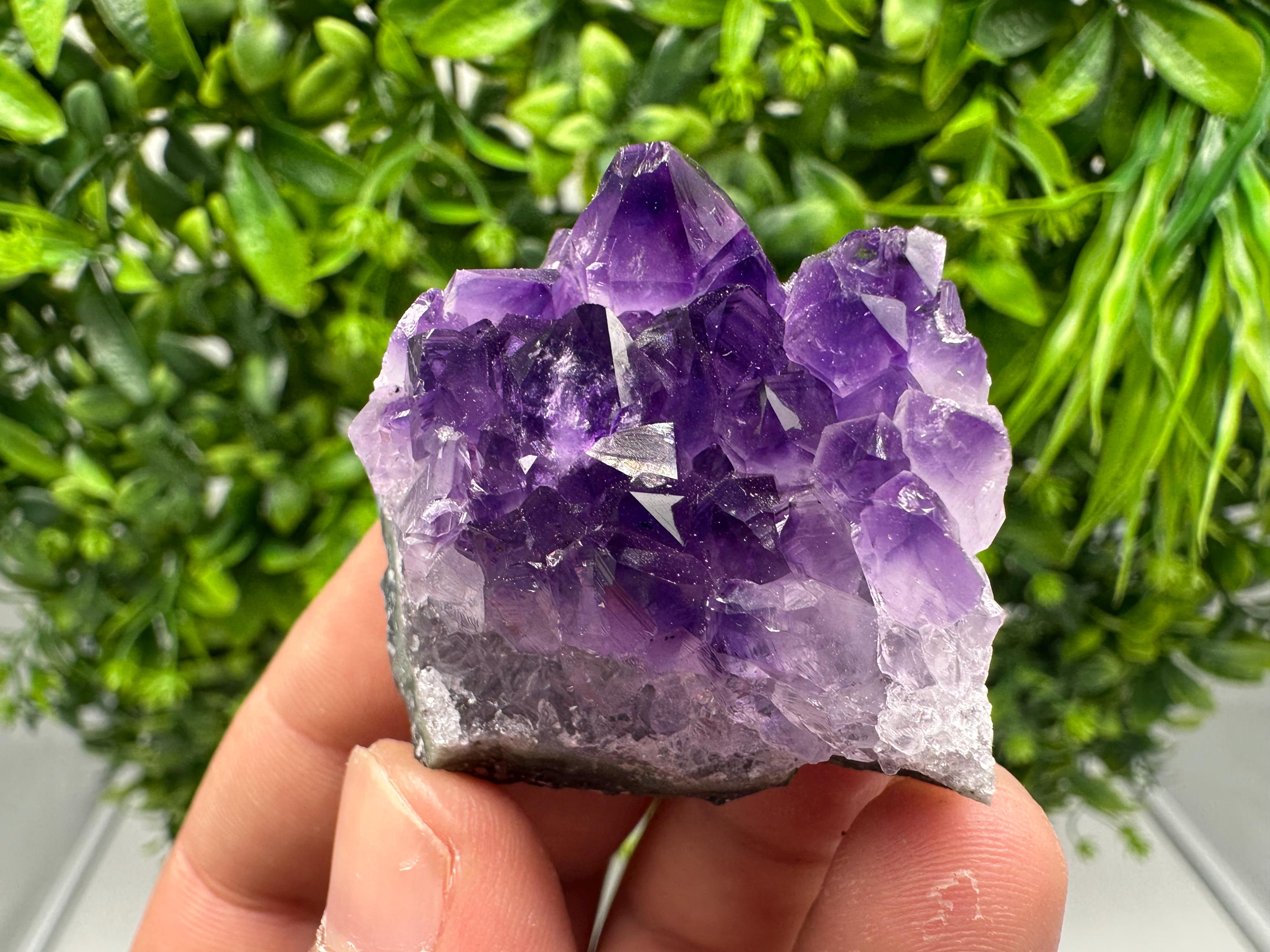 Purple Amethyst Crystal from Uruguay: Home Decor, Energy Stone