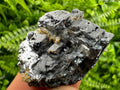 Natural Shiny Galena Cluster, Mineral Specimen, Bulgaria