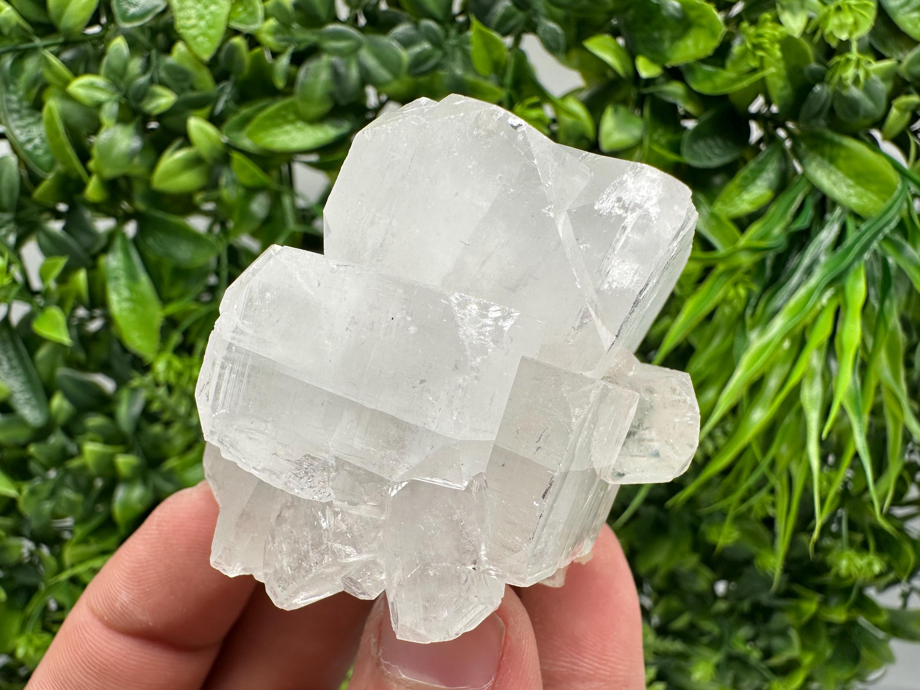 Apophyllite Stilbite on Chalcedony, India Crystal Mineral Specimen