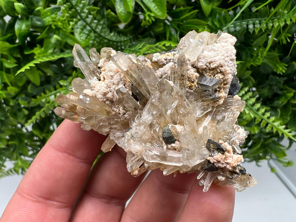 Quartz Rhodochrosite Mineral Specimen, Madan Bulgaria Crystal