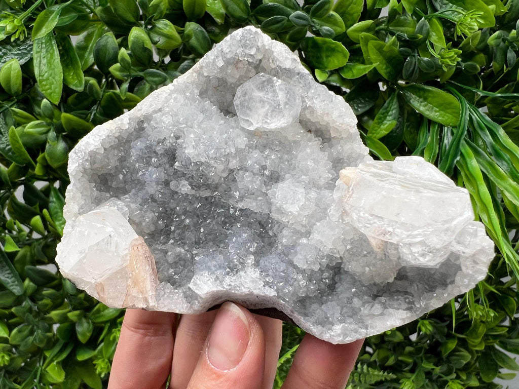 Natural Chalcedony Specimen, India Minerals, Rare Crystal Decor