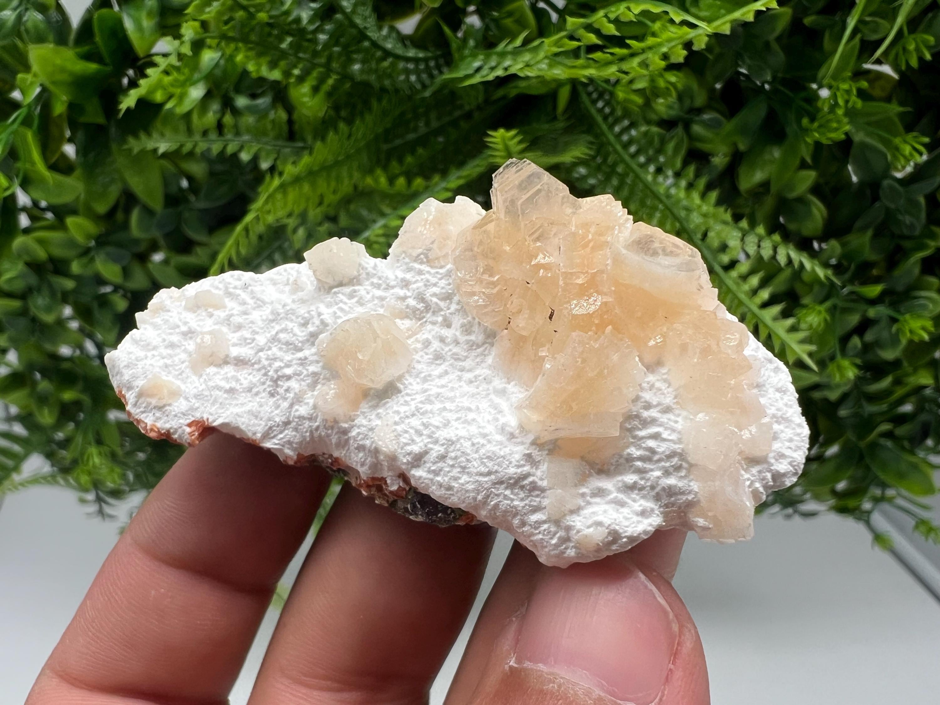 Rare Heulandite Apophyllite Cluster: Gold Minerals from Puna, India