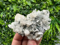 Calcite Quartz Mineral Specimen on Chlorite Matrix, Bulgaria