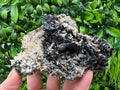 Aesthetic Natural shiny Galena whit Siderite and Quartz from 9 th September mine,Bulgaria,collection specimen,rare galena,Galena cluster