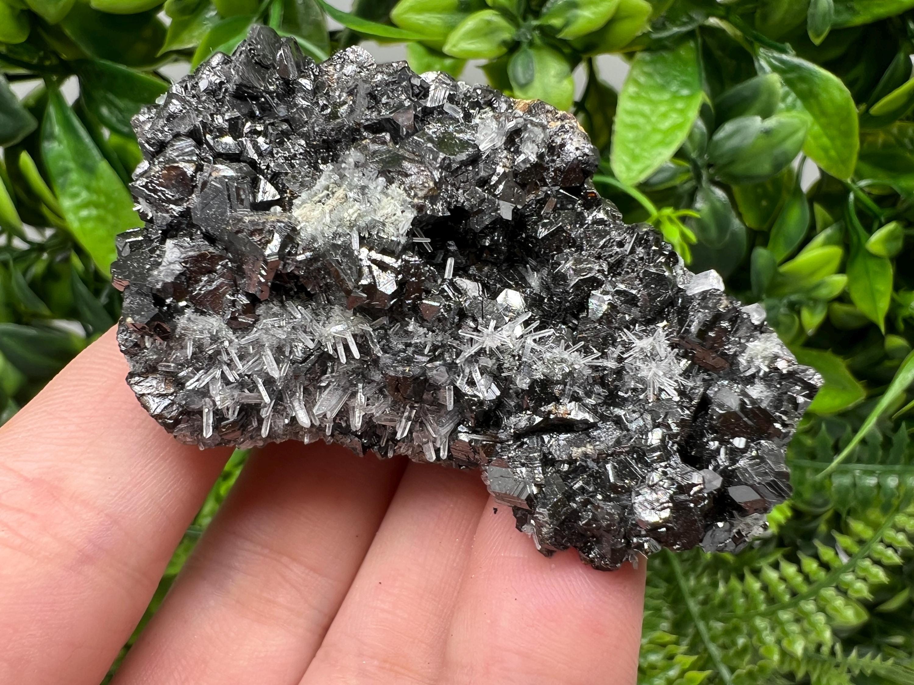 Wonderful melted Galena,Sphalerite calcite Pyrite on Quartz from Borieva mine Madan Bulgaria natural minerals souvenir crystal home decor cr
