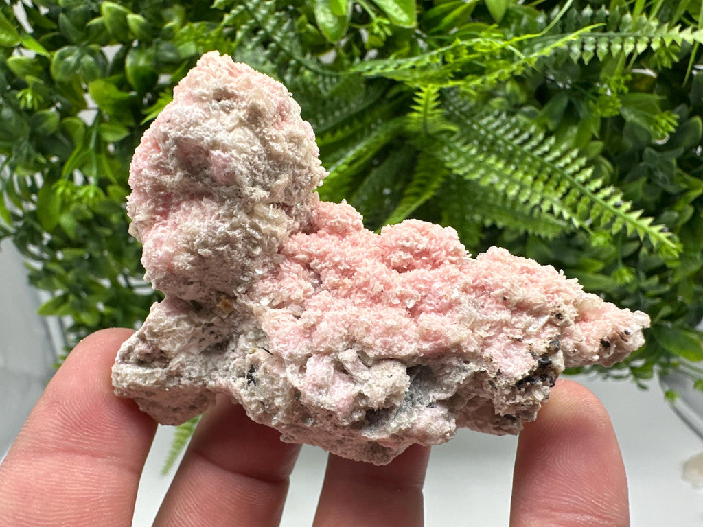 Pink Rhodochrosite Crystal: Starnica Mine, Bulgaria - Home Decor Stone