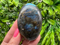Polished Labradorite Crystal Decor Slab: Multifire Rainbow Stone