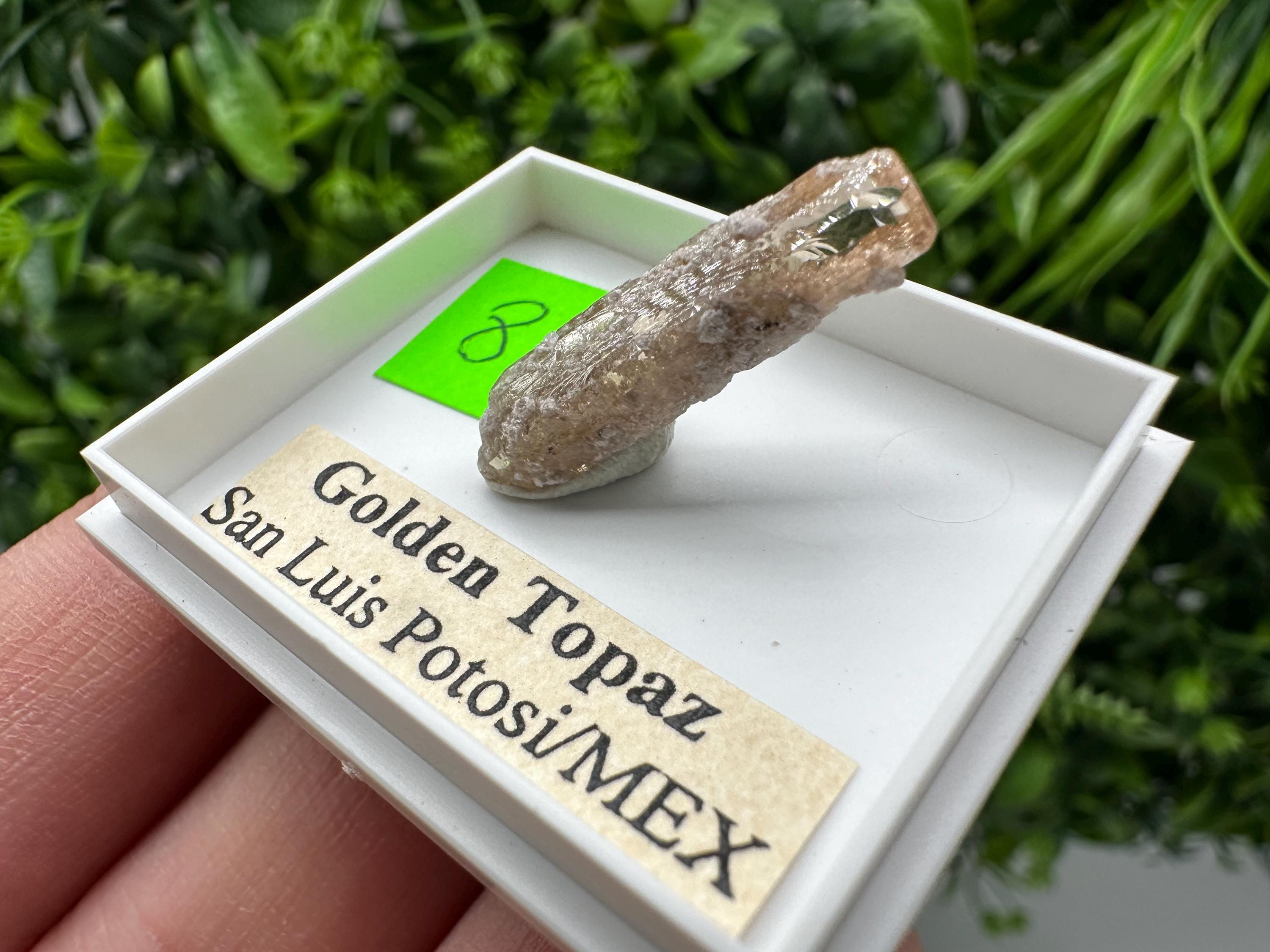 Golden Topaz Crystal, Mineral Specimen from Mexico