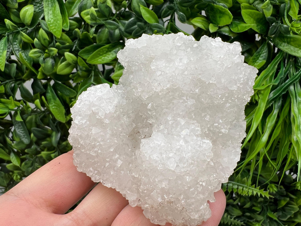 Natural Chalcedony Mineral Specimen: India Crystal, Home Decor