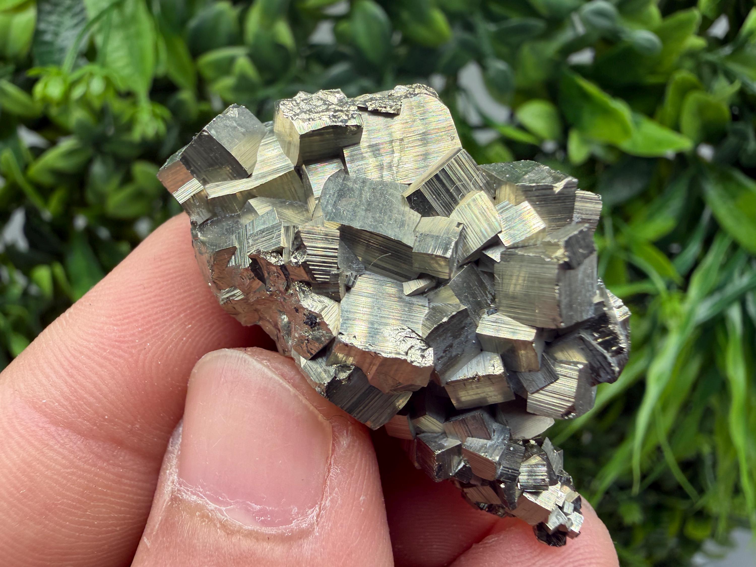 Rare Floating Pyrite Cluster, Fool’s Gold Crystal Decor