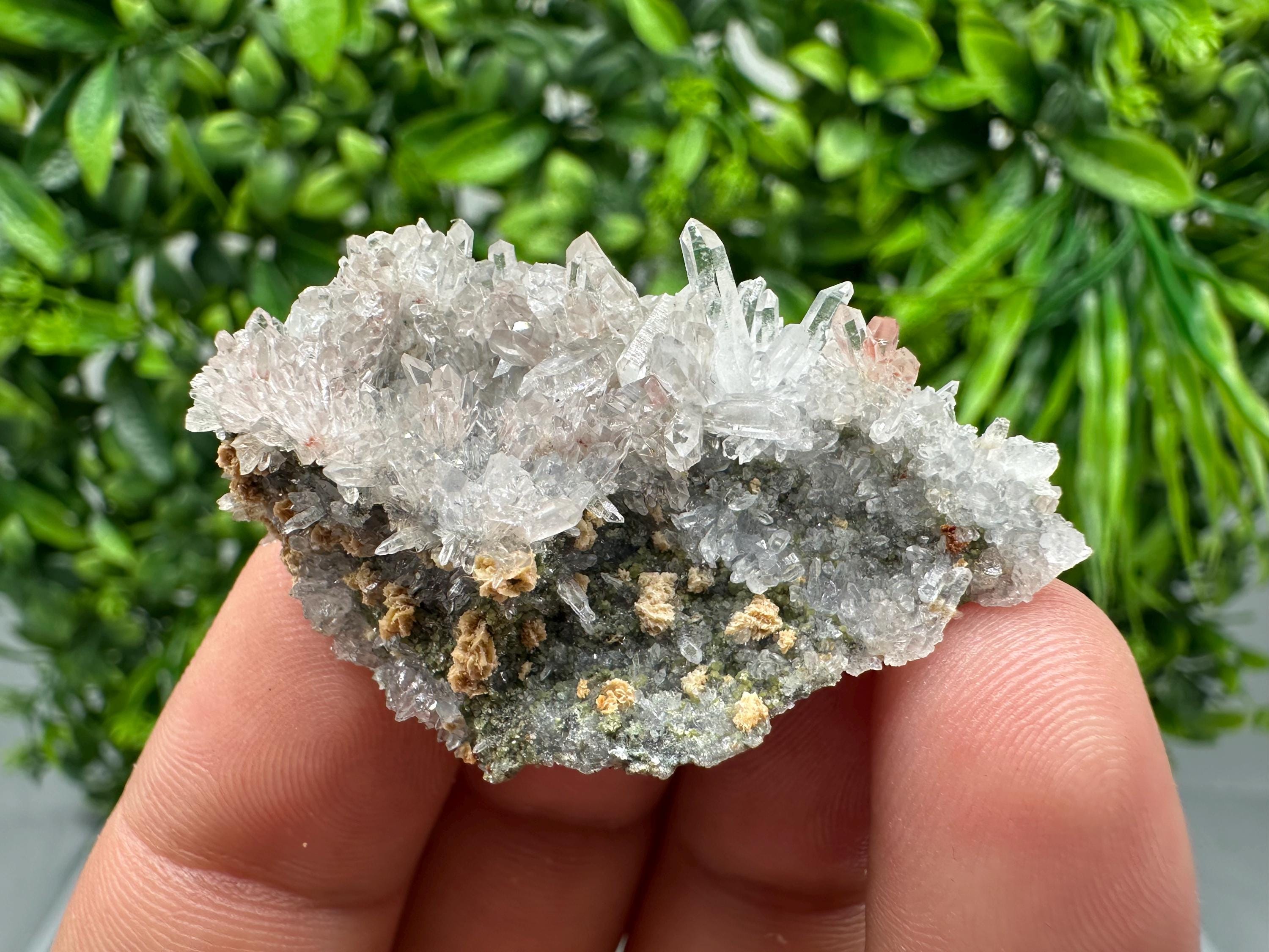 Quartz Siderite Sphalerite Hematite Mineral Specimen, 9th September Mine