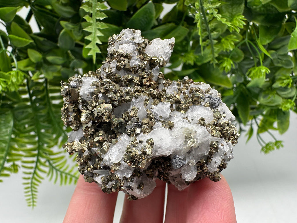 Stunning Pyrite on Quartz,Calcite from Borieva mine,Madan,Bulgaria,natural,collectible mineral specimen,home decor stone,collection crystal