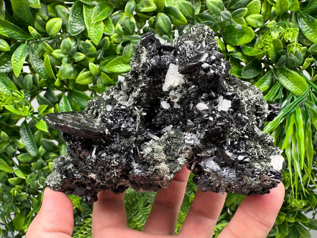 Stunning Mirror Galena,Sphalerite,Calcite from Borieva mine,Madan,Bulgaria,natural,collection mineral specimen,Home decor stone,Rare crystal