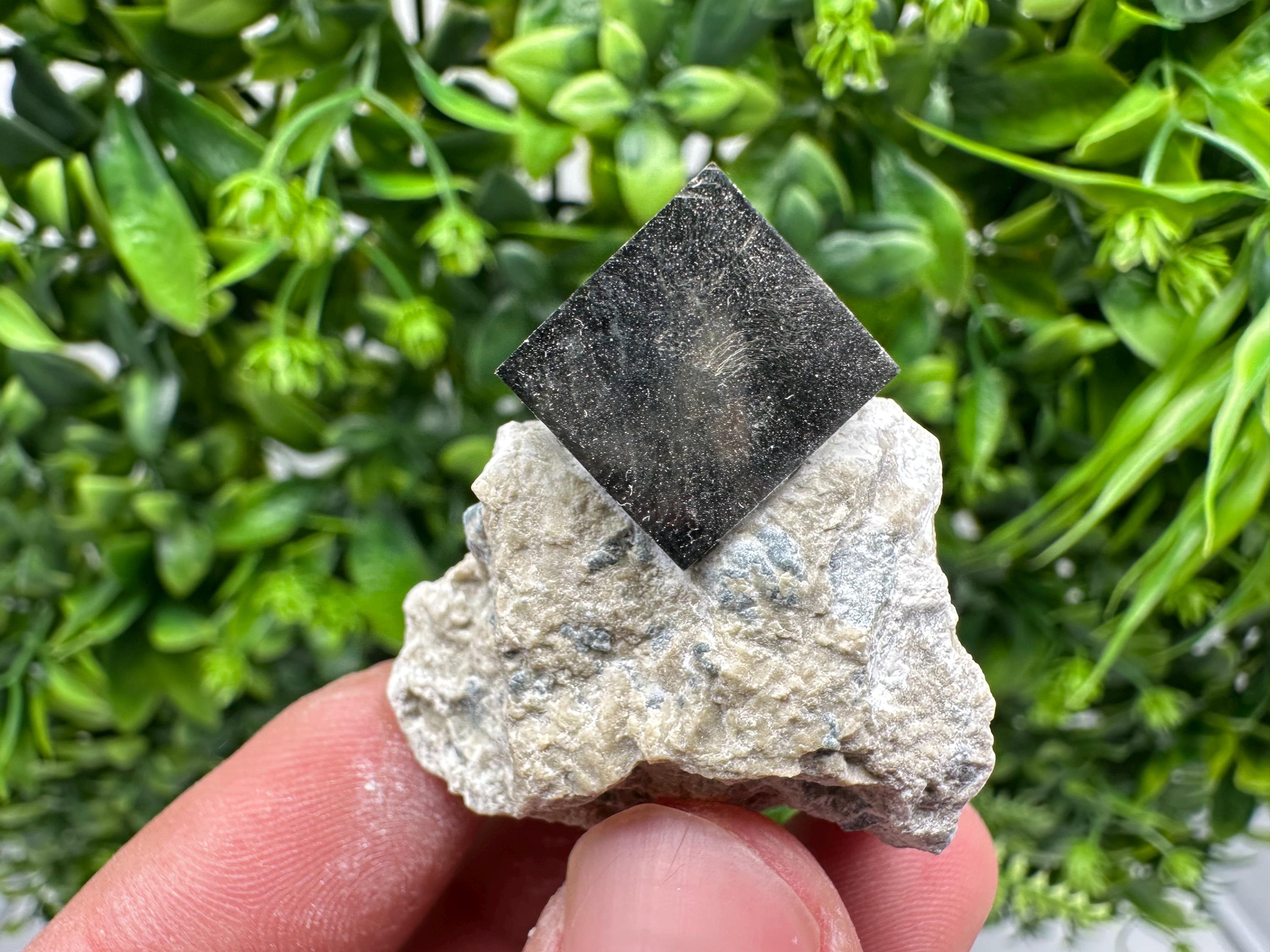 Large Pyrite Cube on Matrix, Navajun Spain, Home Decor Stone