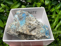 Rare Raw Aerinite Mineral Specimen: Lleida, Spain Collection Crystal