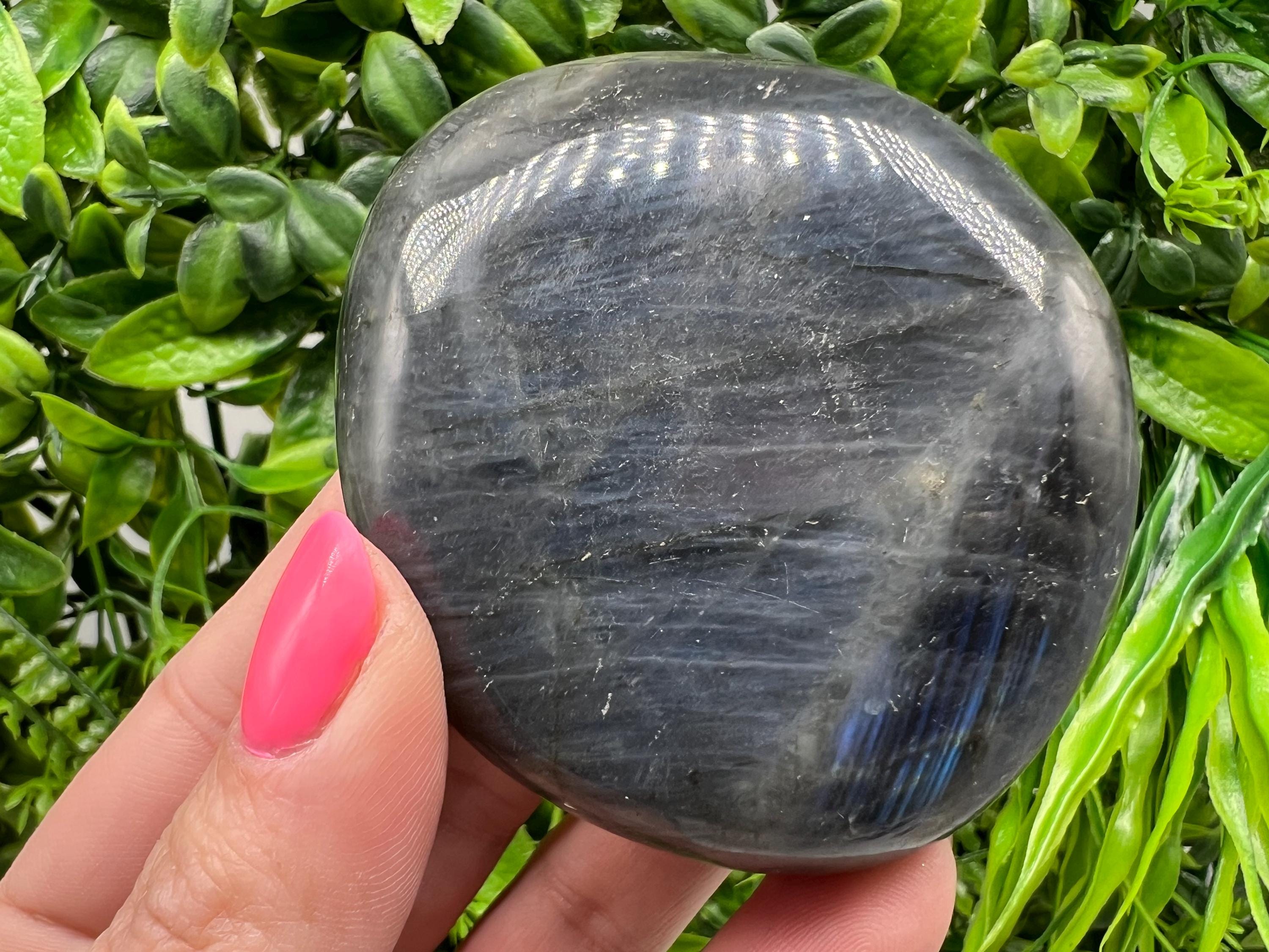 Polished Labradorite Crystal Decor Slab: Rainbow Multifire Stone