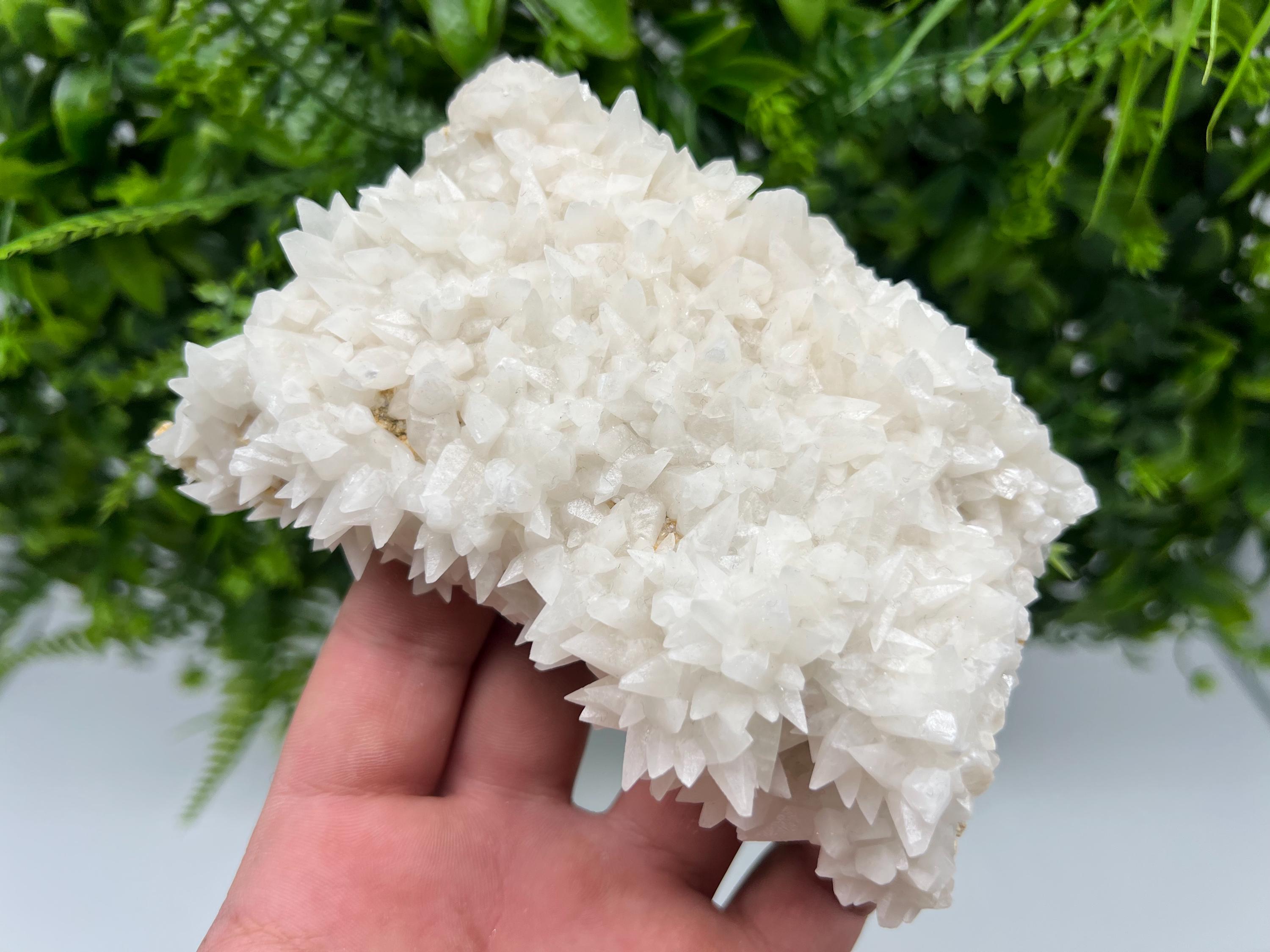 Calcite on Aragonite: Djurcovo Mine, Bulgaria Healing Crystal