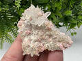 Rhodochrosite with Quartz Crystals, Starnica Mine, Bulgaria