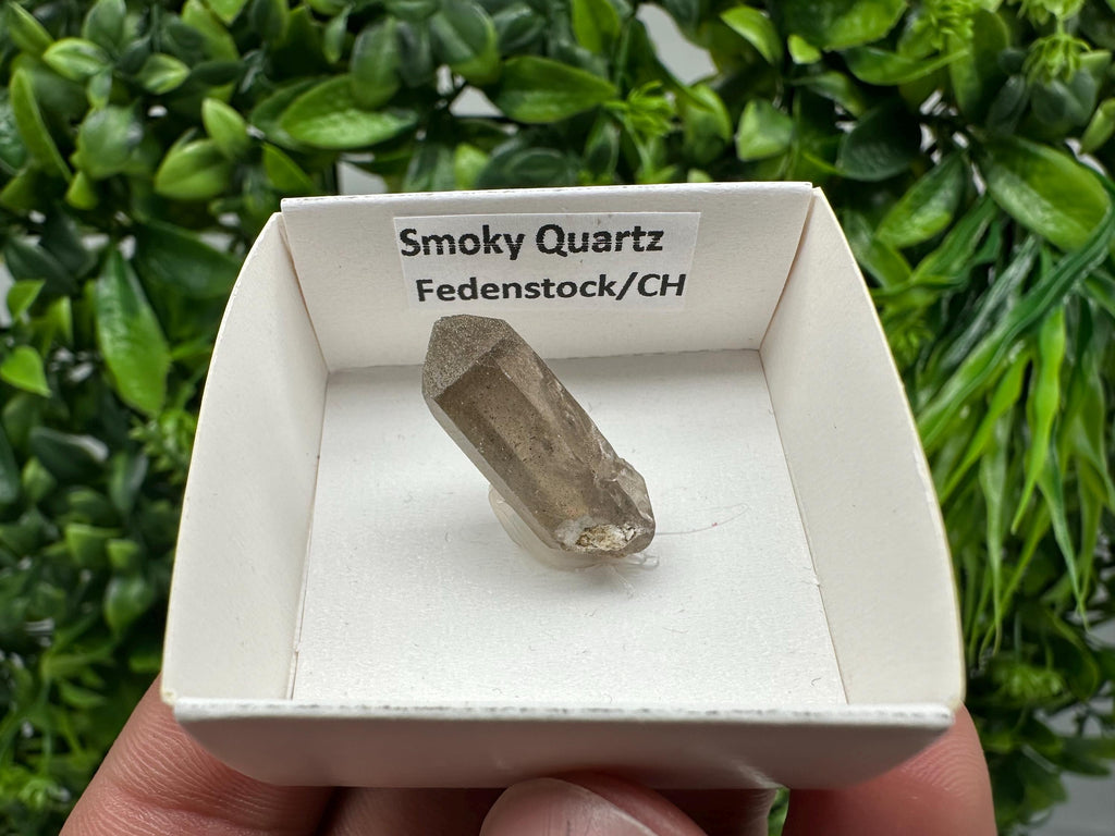Rare Smoky Quartz Point, Fedenstock Switzerland Mineral Specimen