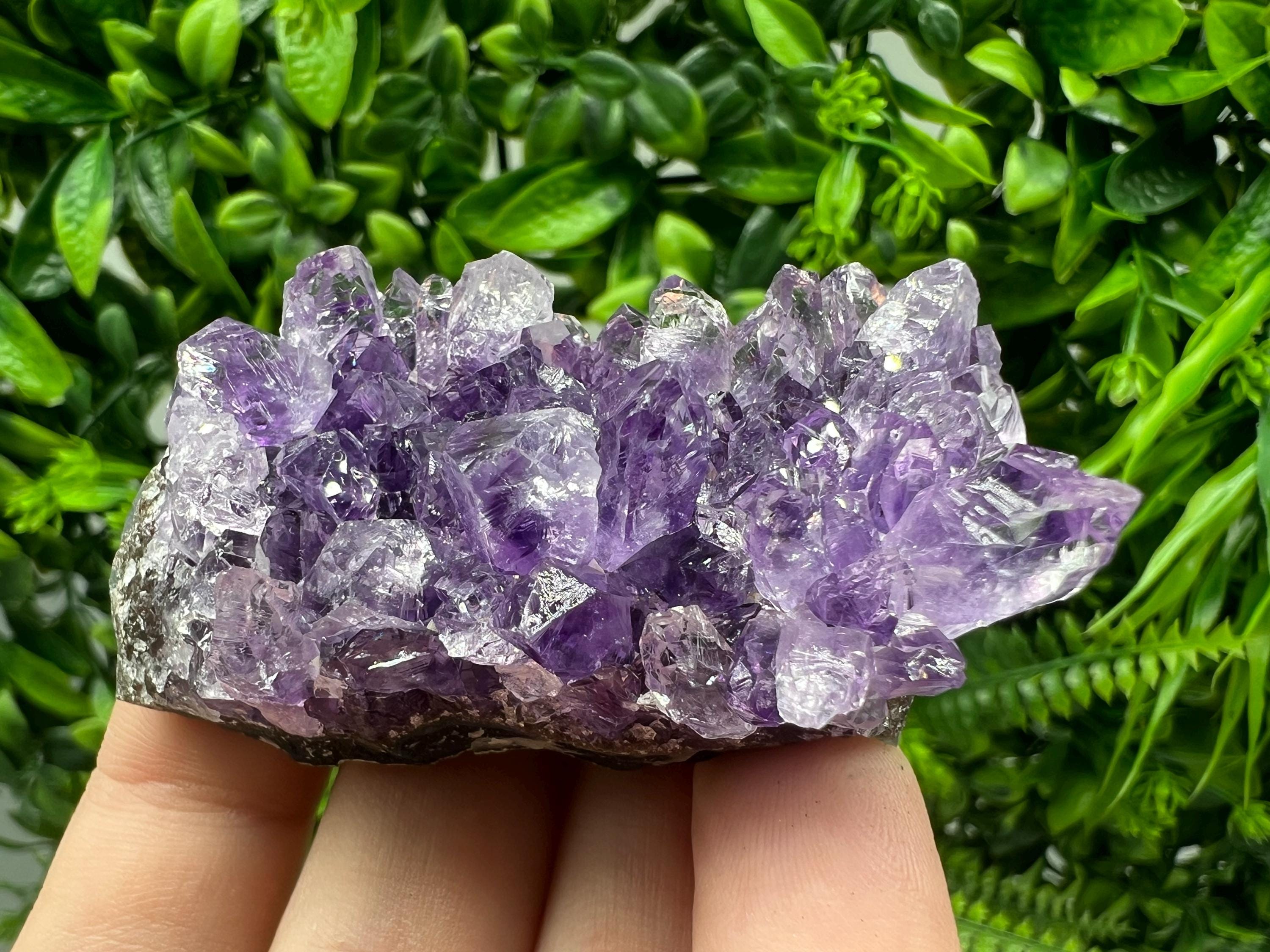 Uruguay Amethyst Crystal: Purple Quartz, Home Decor, Energy Stone