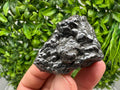 Botryoidal Black Hematite Specimen: Moroccan Crystal for Reiki Chakra