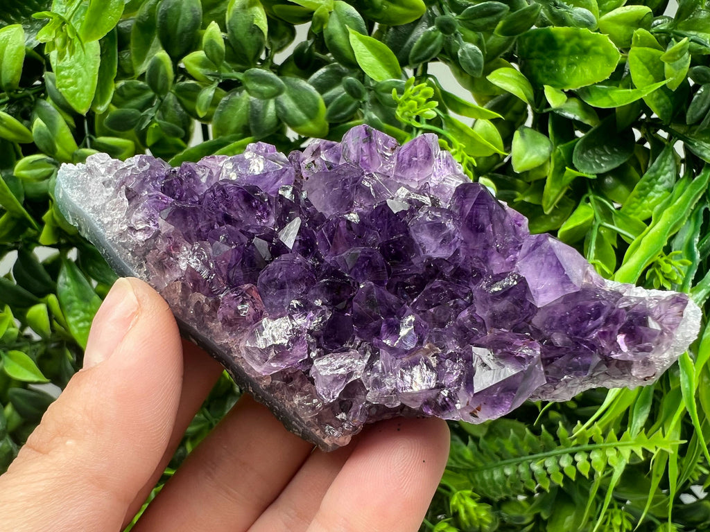 Purple Amethyst Crystal from Uruguay: Natural Energy Decor