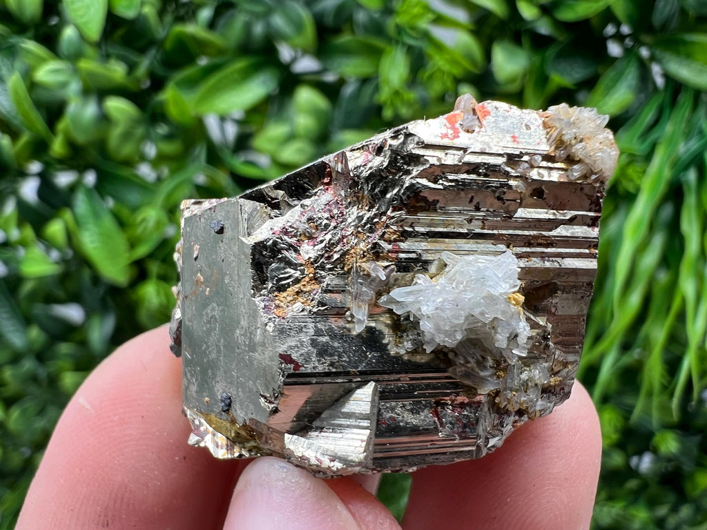 Rainbow Pyrite Cluster: Bulgarian Mineral Specimen, Home Decor