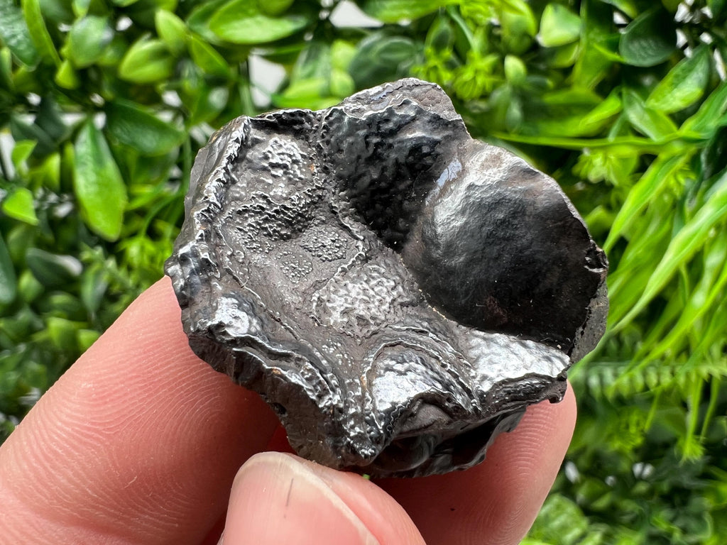 Moroccan Black Botryoidal Hematite Specimen: Chakra Reiki Crystal