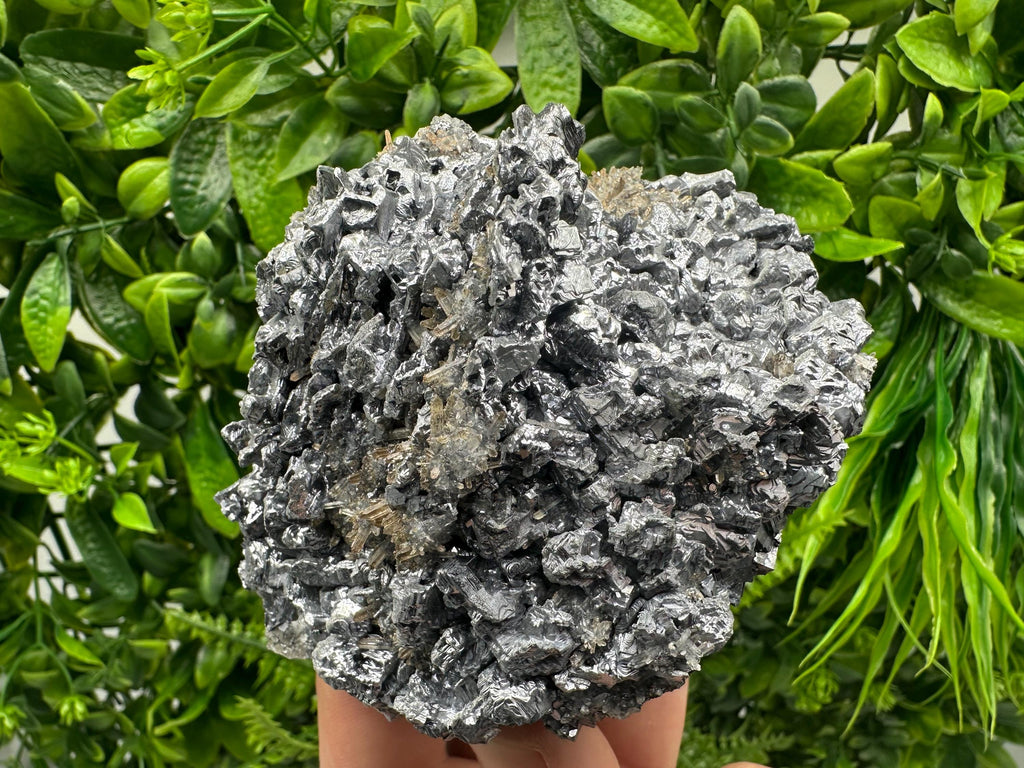 Rare Galena Cluster with Quartz - Krushev dol Mine, Bulgaria