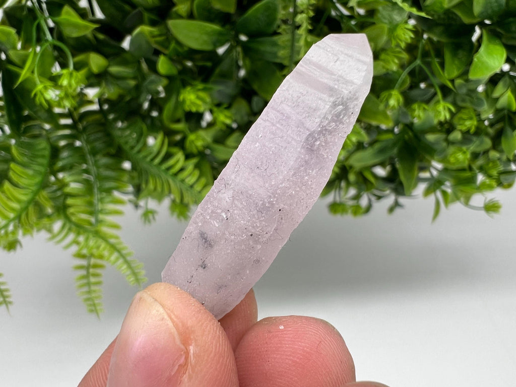 Amethyst Phantom Quartz Crystal, Chalcedony Chlorite Inclusion, Laki Bulgaria