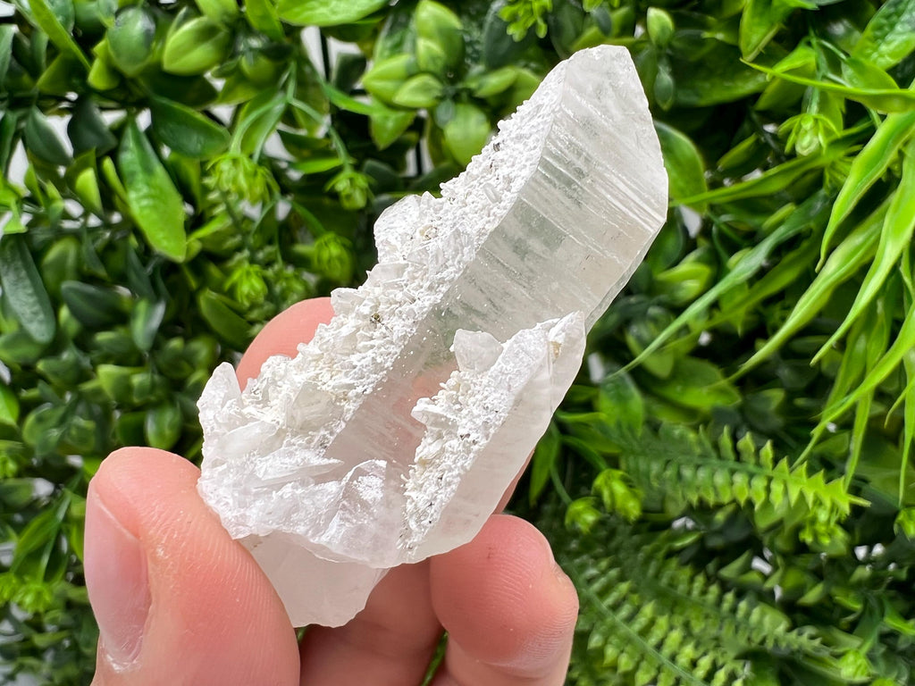 Transparent Quartz on Chlorite Matrix, Borieva Mine, Bulgaria