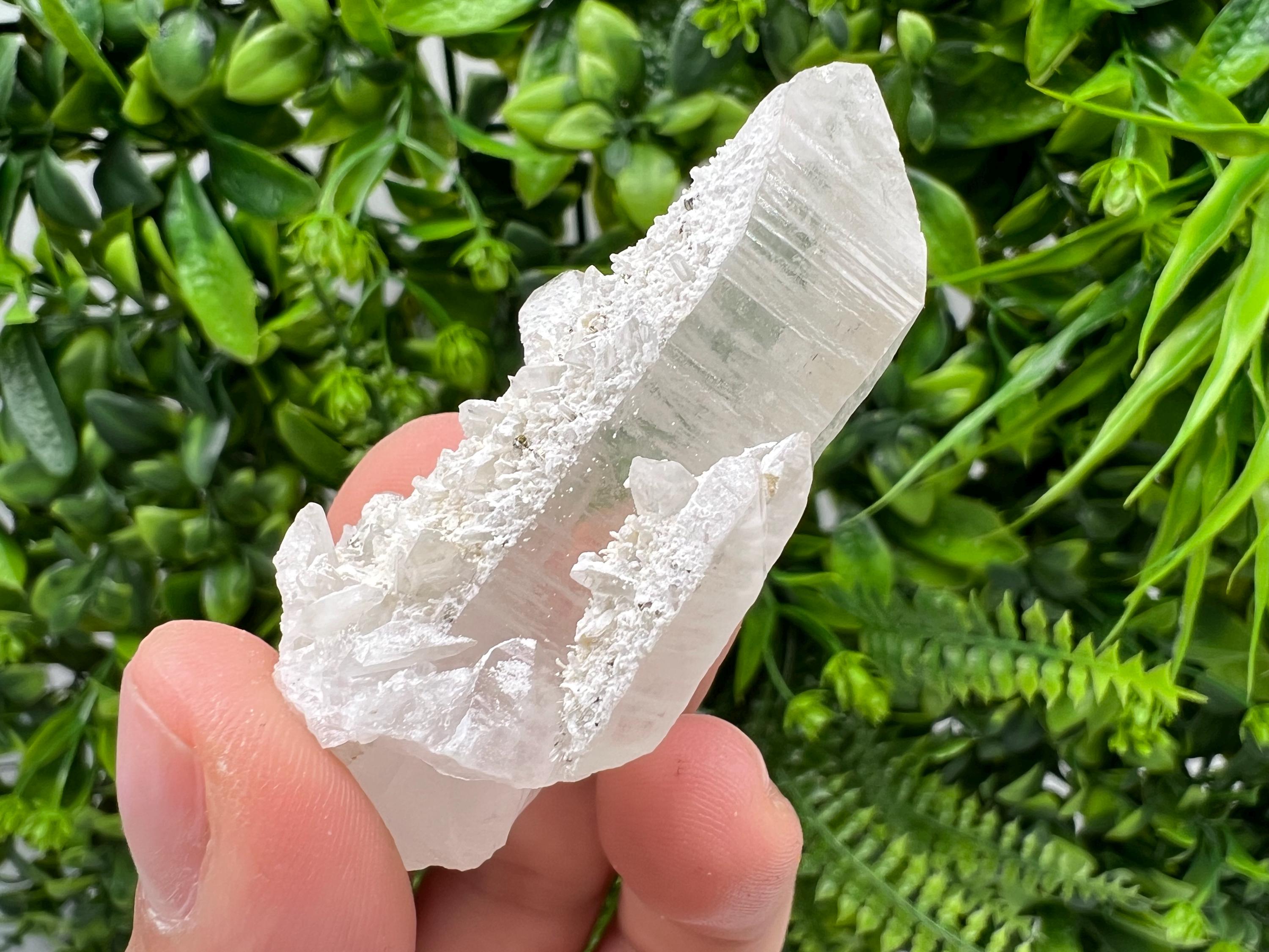Transparent Quartz on Chlorite Matrix, Borieva Mine, Bulgaria