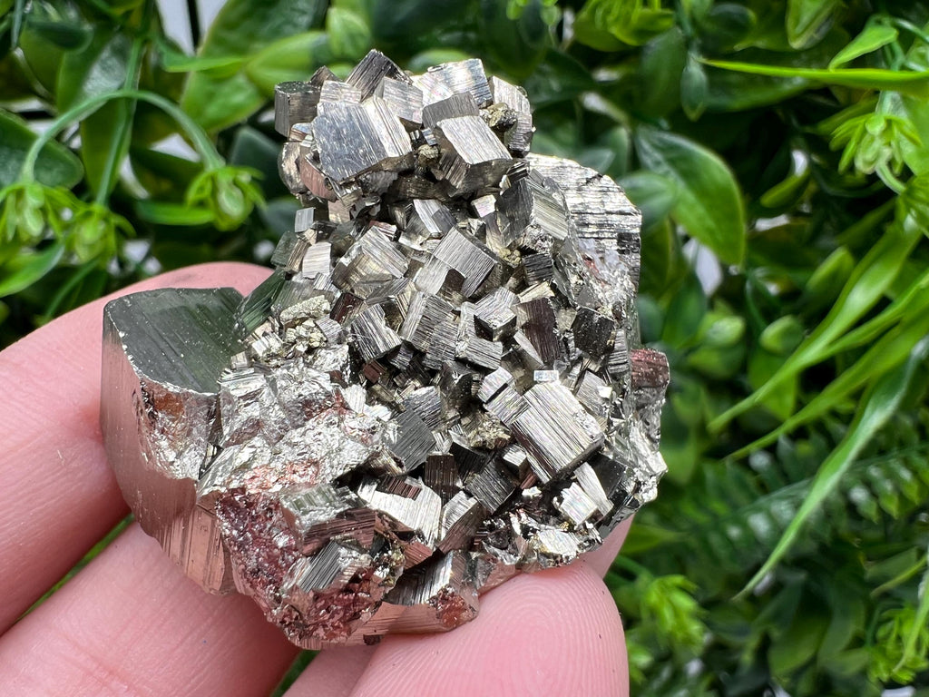 Rare Pyrite Crystal Cluster, Natural Minerals, Home Decor, Bulgaria