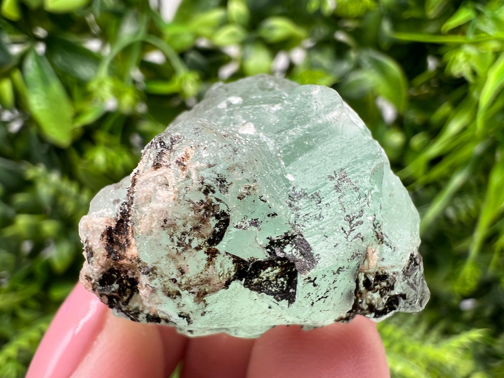 Rare Rainbow Fluorite Cube: Raw Crystal from Mexico, Meditation Stone