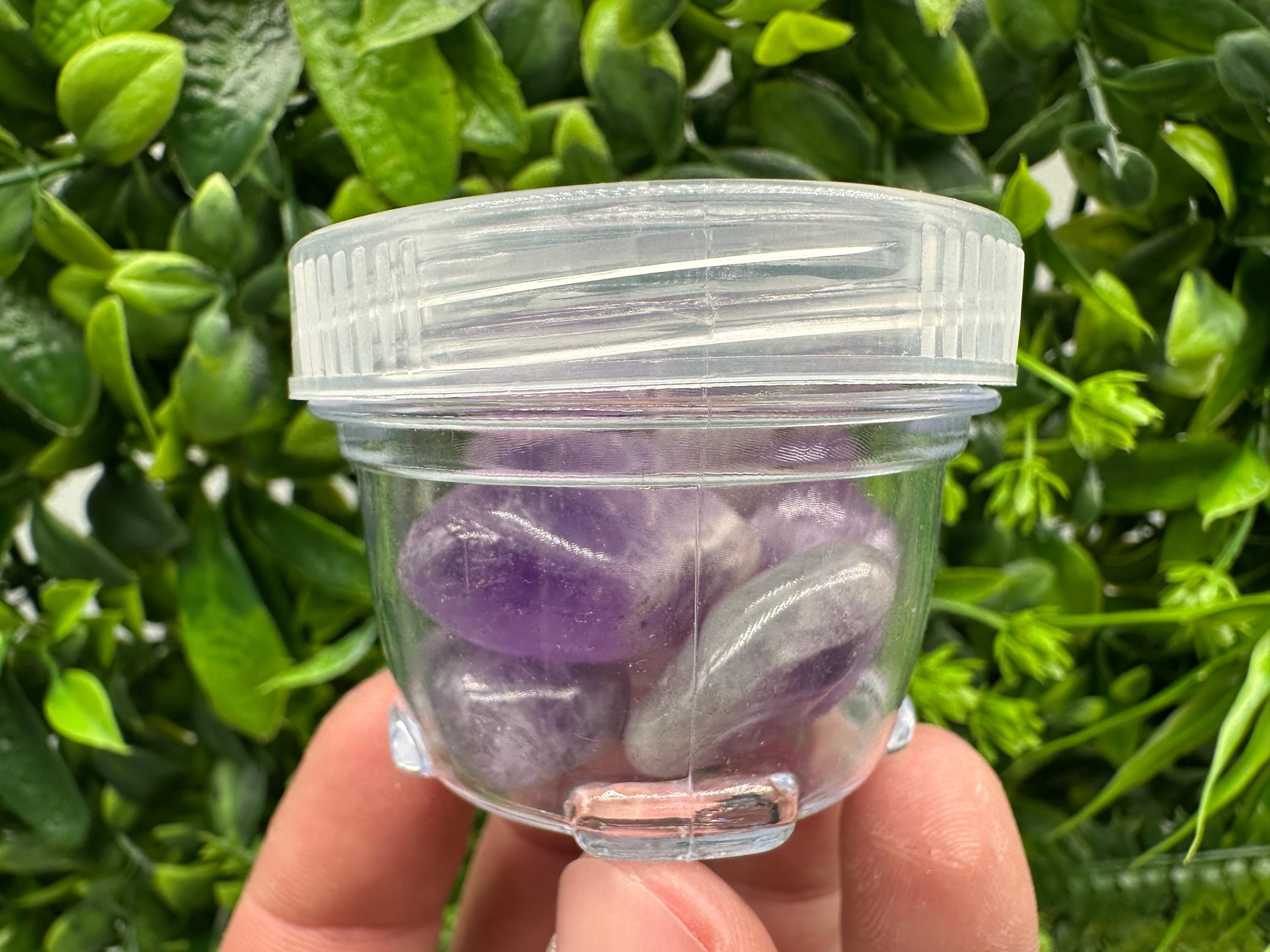 Amethyst Tumbled Stones: Healing Crystals, Zodiac Gems