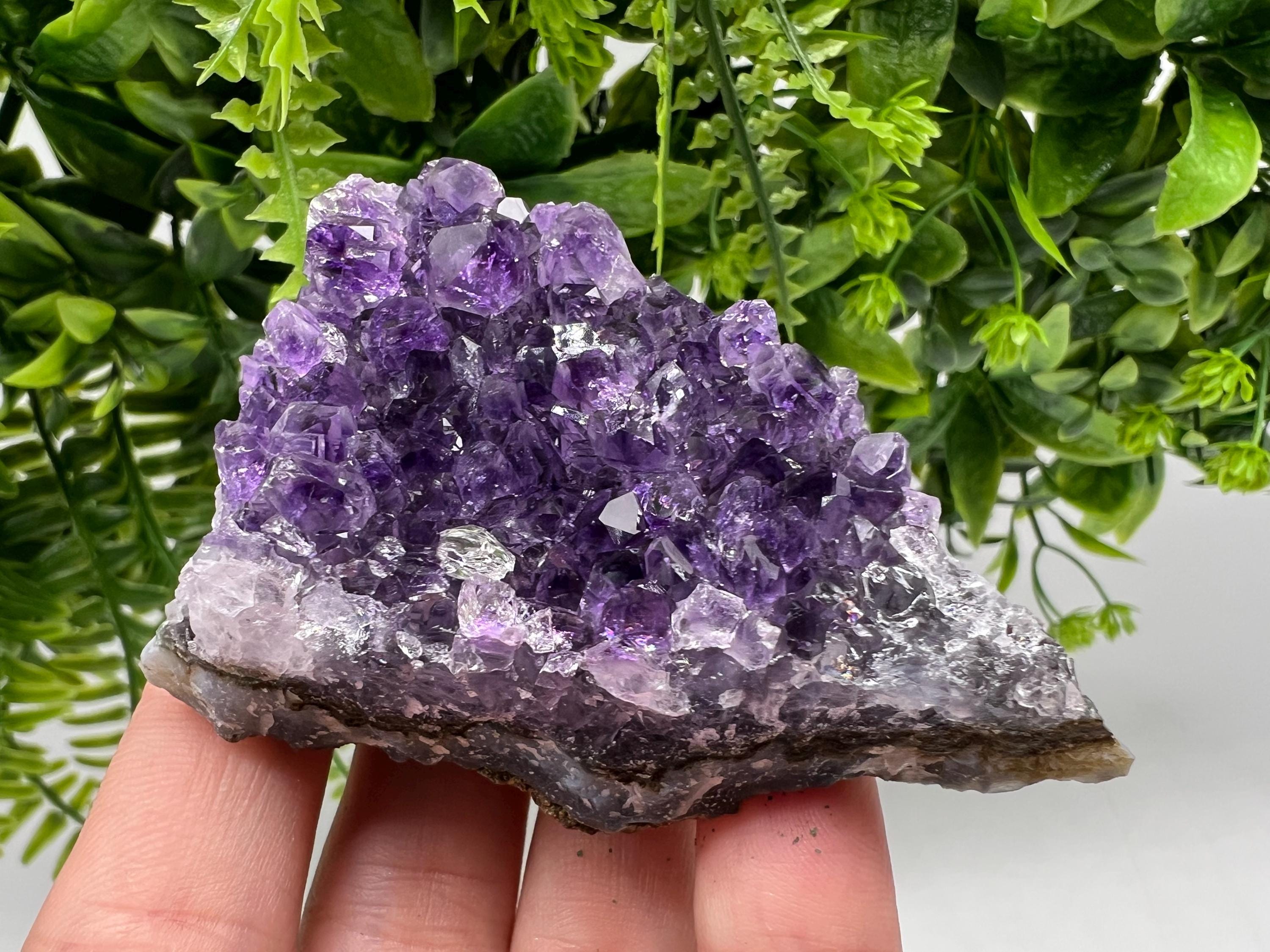 Stunning,Purple Amethyst from Uruguay,Natural Amethyst,Purple crystal,Pyrple Quartz,Crystal from Uruguay,Home decor,Energy crystal,Phantoms