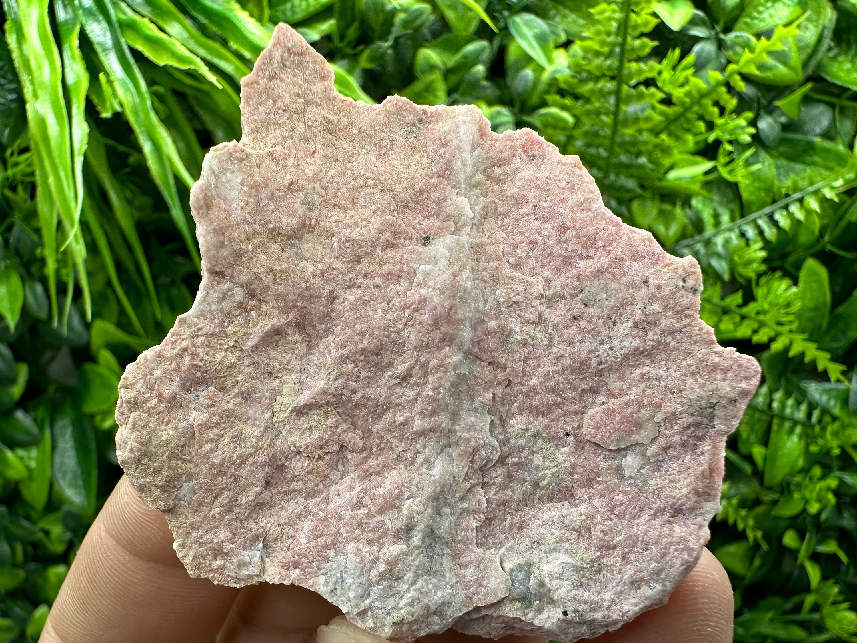 Pink Rhodonite Crystal: Starnica Mine, Bulgaria, Home Decor