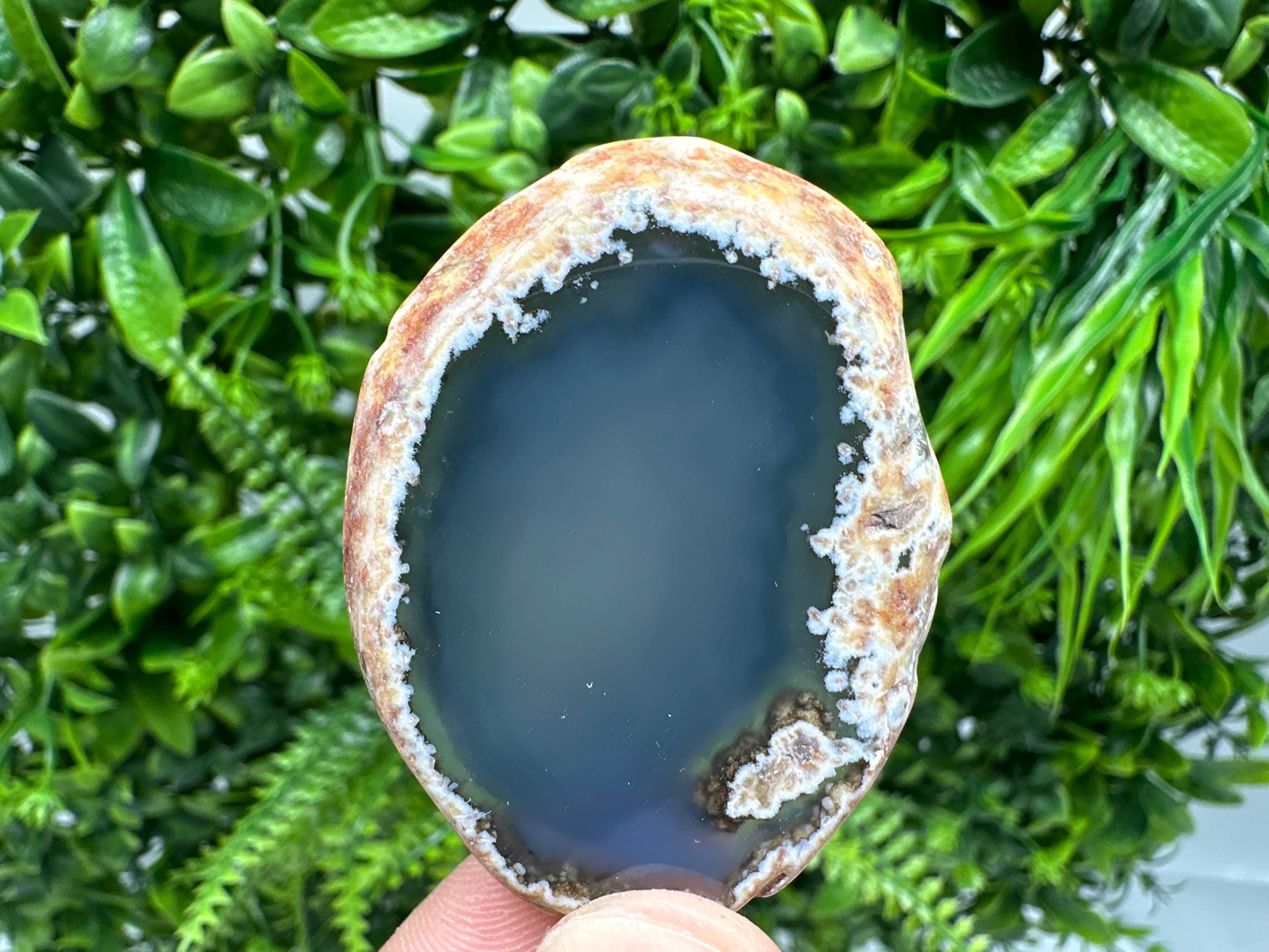 Agate Slice: Spiritual Healing Crystal Coaster Ornament