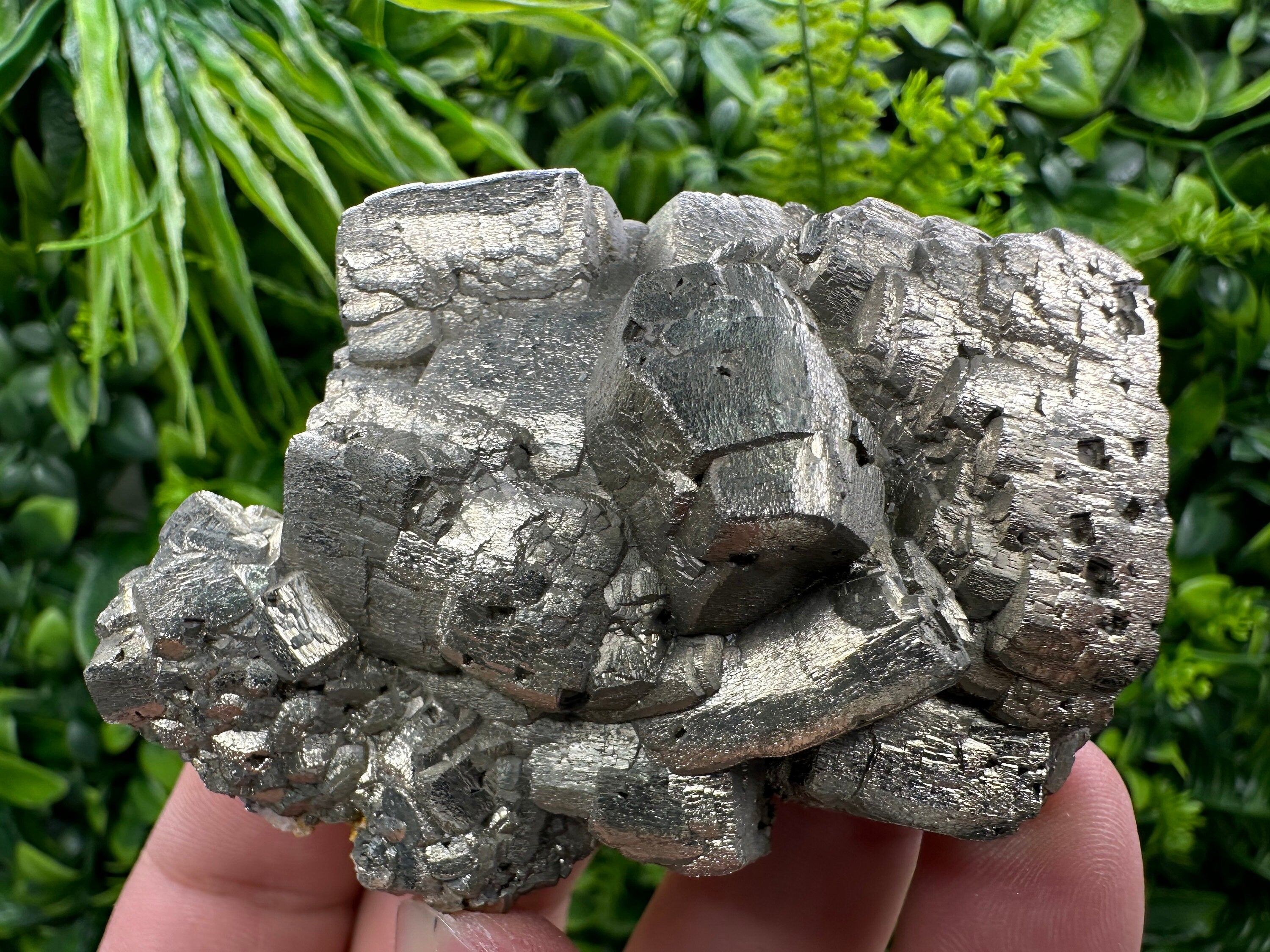Rare Pyrite Cluster: Androvo Mine, Bulgaria (7/6/3 cm)