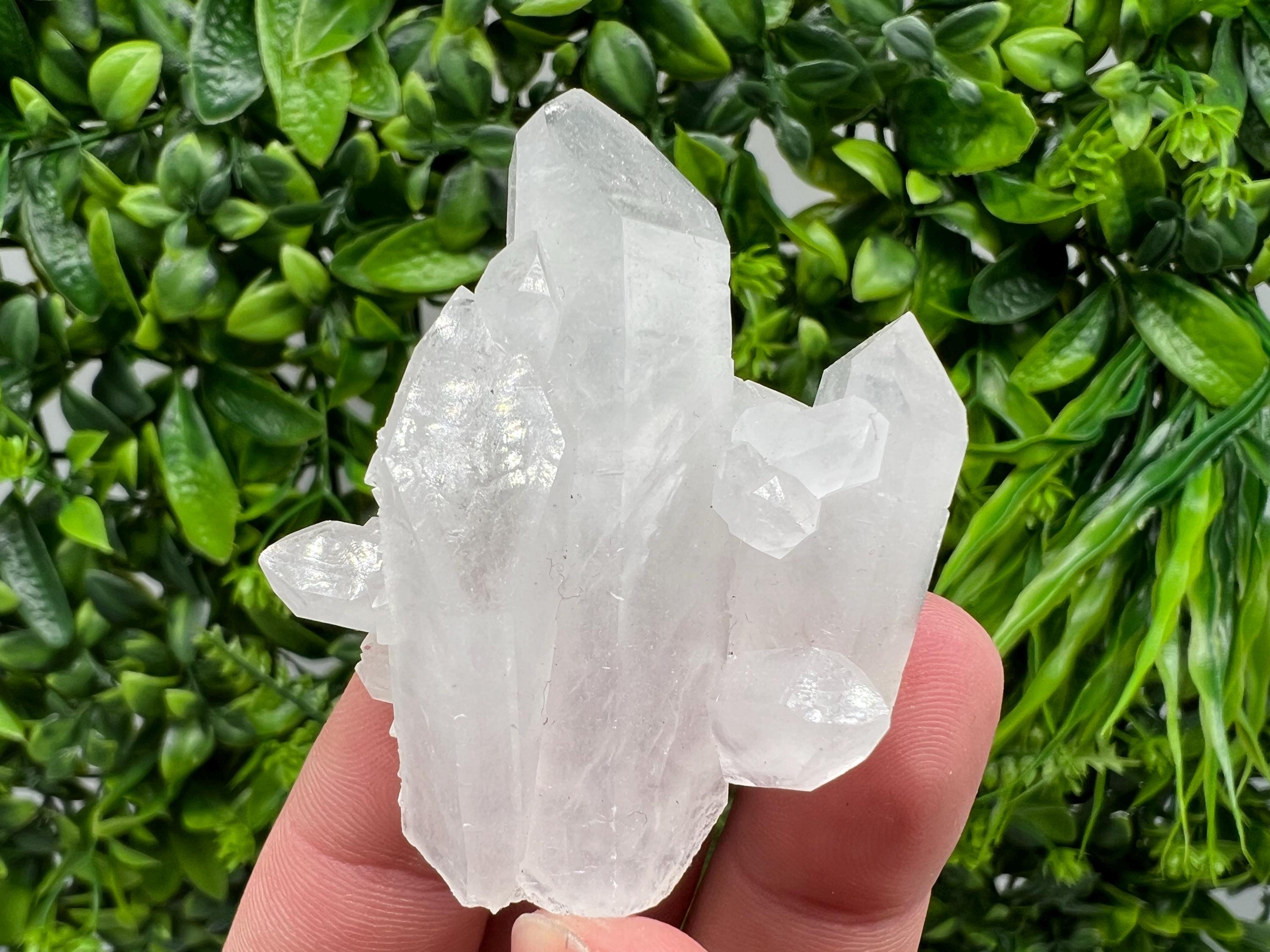 Transparent Quartz Cluster, Bulgarian Mineral Specimen, Home Decor Stone