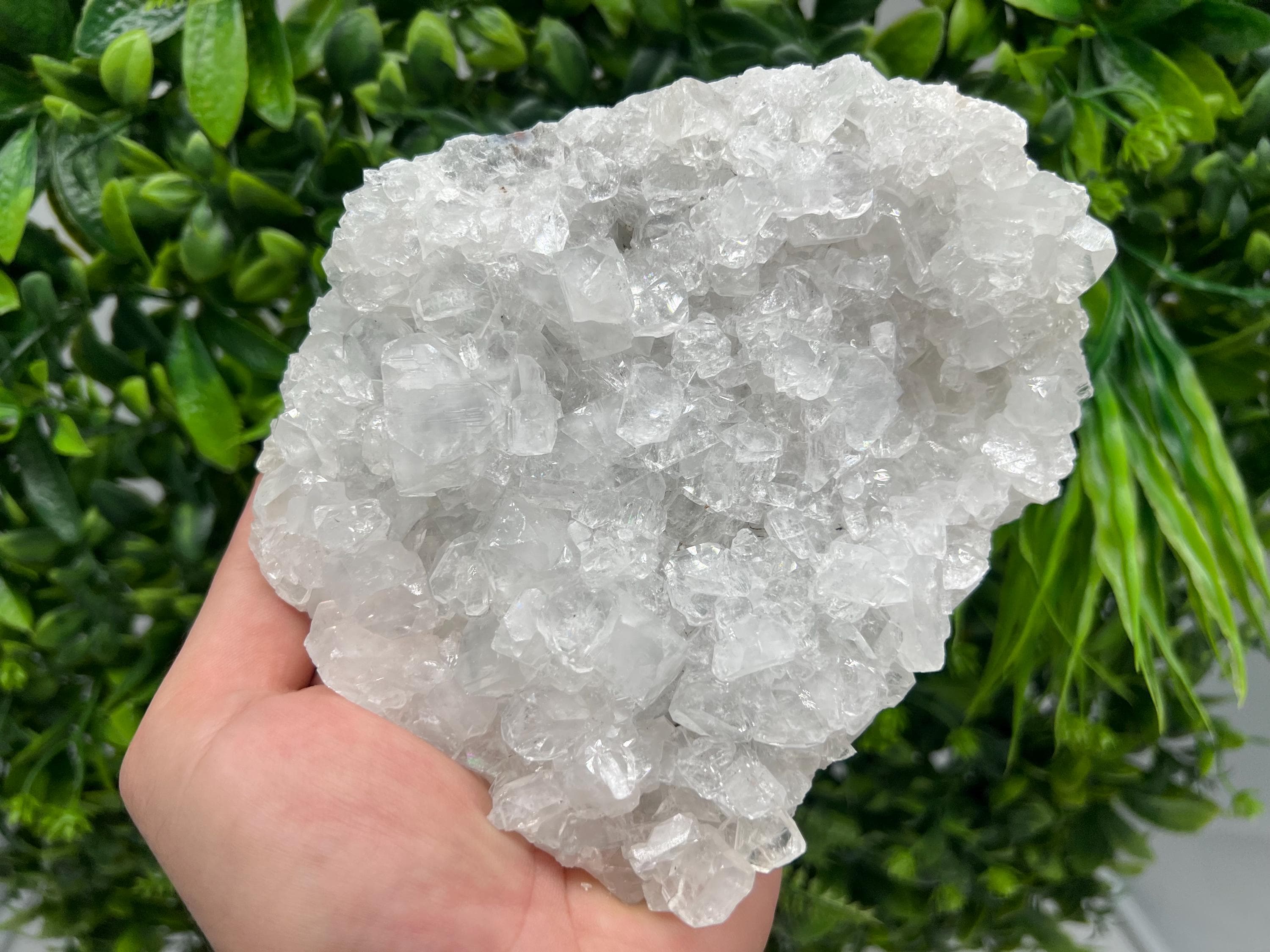 STUNNING Transparent Apophyllite on Chalcedony,natural, collection minerals specimen,India Minerals,Crystal, Stone Mineral Specimens India