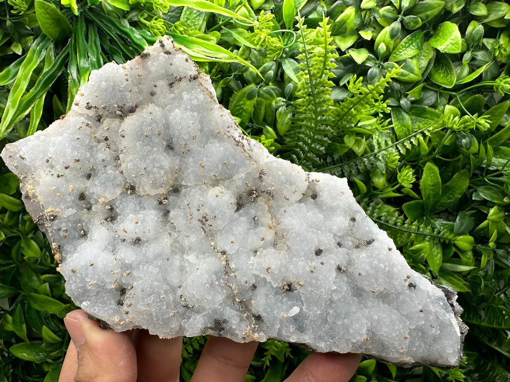 Chalcedony Calcite Cluster, Krushev dol Mineral Specimen