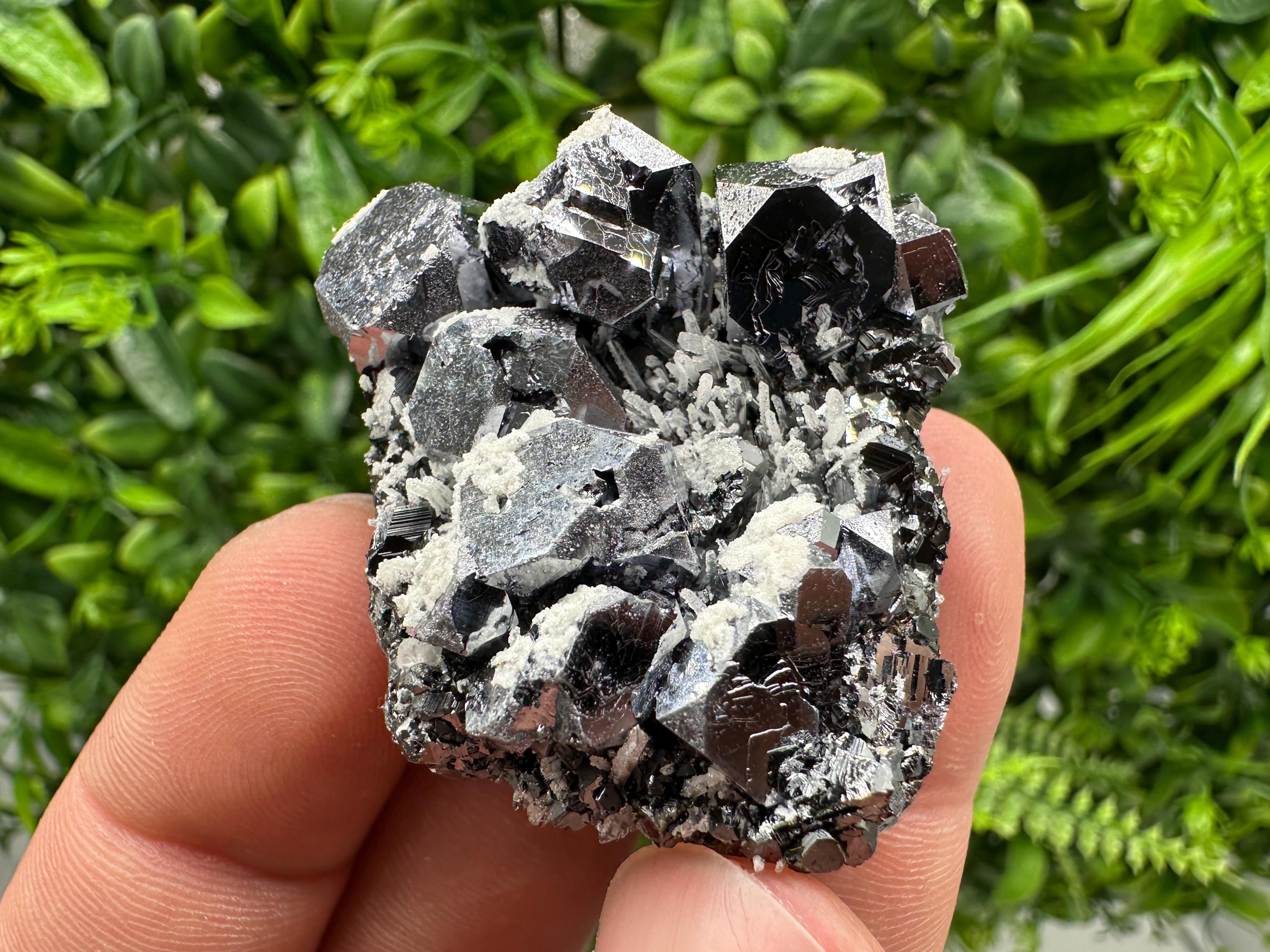 Galena Spinel with Quartz and Calcite, Borieva Mine Mineral Specimen